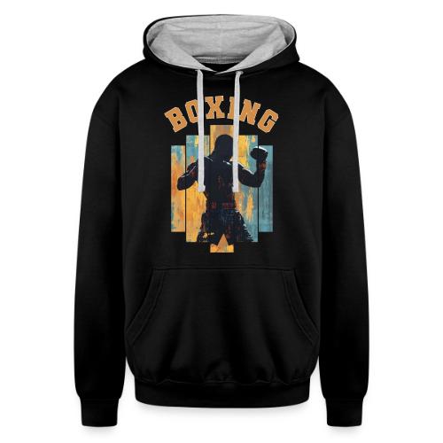 Boxing Is Life - Unisex Contrast Hoodie
