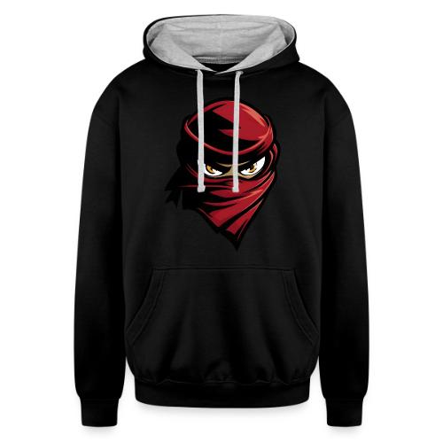 Scarlet Shadow Ninja - Unisex Contrast Hoodie