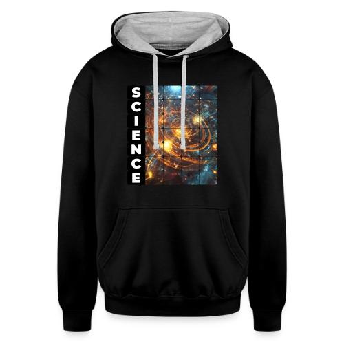 Golden Core of Science - Unisex Contrast Hoodie