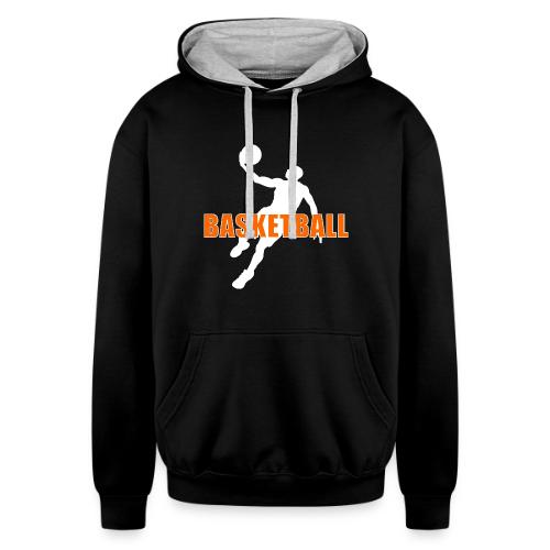 Slam Dunk Motion - Unisex Contrast Hoodie