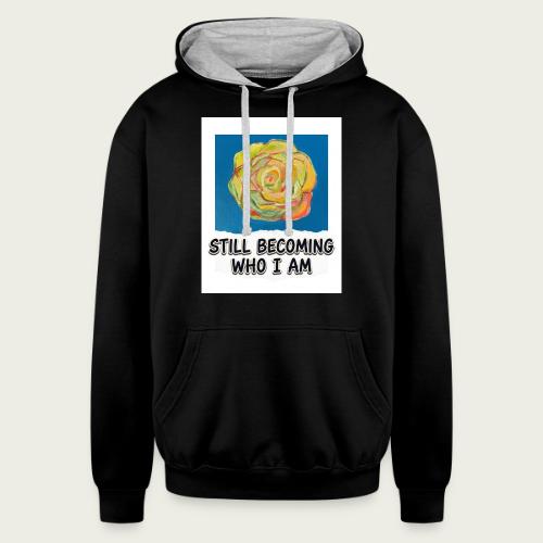 Narinaya Star Art Recovery Mantra Still Becoming - Unisex Contrast Hoodie