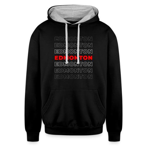 Edmonton Echo - Unisex Contrast Hoodie
