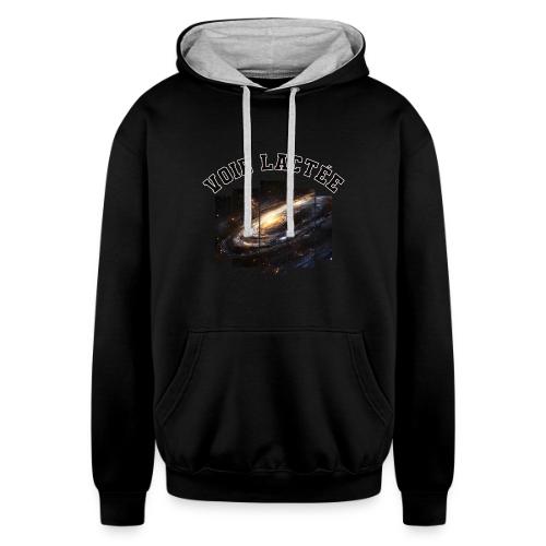 The Milky Way: A Visual Tribute - Unisex Contrast Hoodie