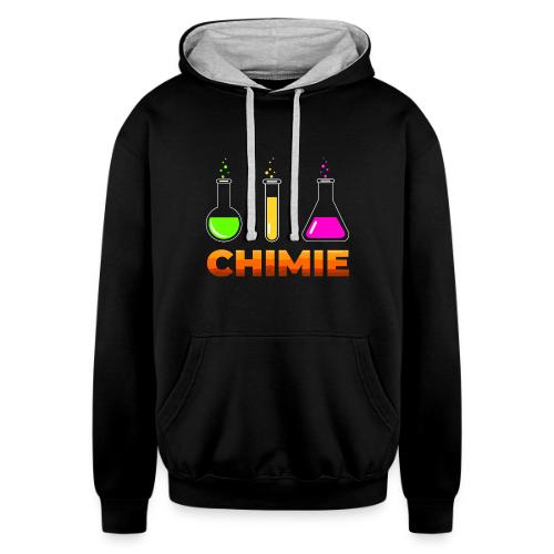 Chemistry: Moving Elements - Unisex Contrast Hoodie