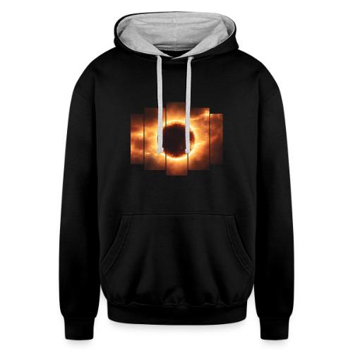Eclipse Beyond Worlds - Unisex Contrast Hoodie