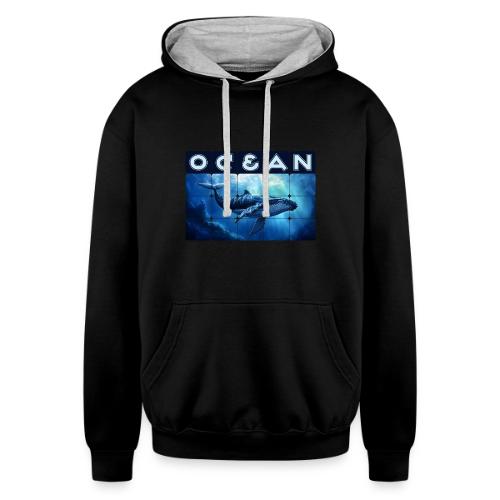 Ocean Titan - Unisex Contrast Hoodie