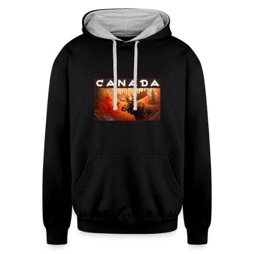 True North Canada - Unisex Contrast Hoodie