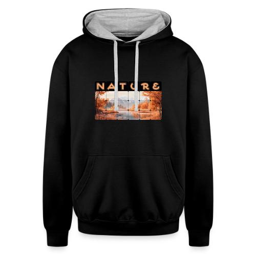 Nature: Autumn Glow - Unisex Contrast Hoodie