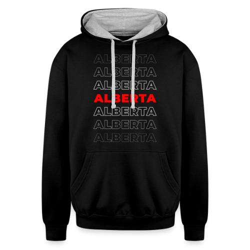Alberta Accent - Unisex Contrast Hoodie