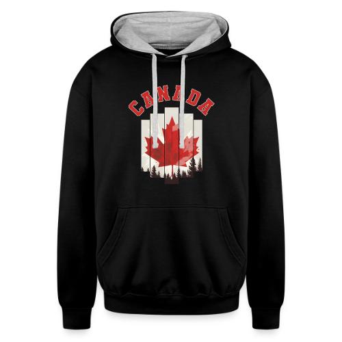 Creative Spirit of Canada - Unisex Contrast Hoodie