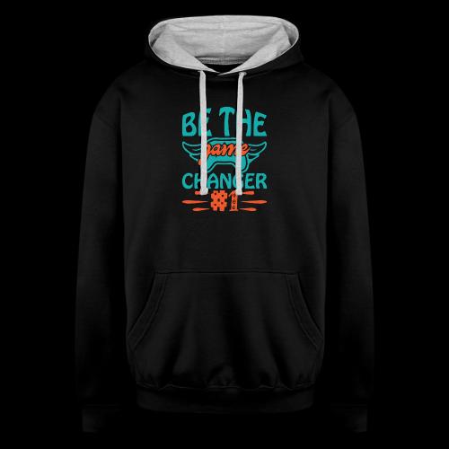 Be The Game Changer #1 - Unisex Contrast Hoodie