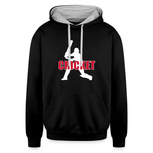 Power Play Cricket - Unisex Contrast Hoodie
