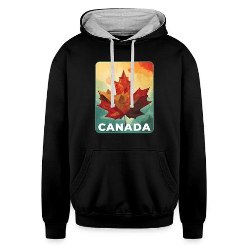 True North Colors - Unisex Contrast Hoodie