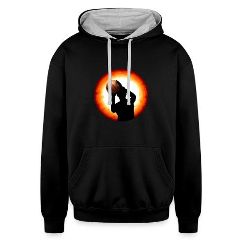 Basketball: The Art of the Shot - Unisex Contrast Hoodie