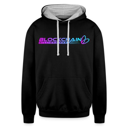 Blockchain Millionaires - Unisex Contrast Hoodie