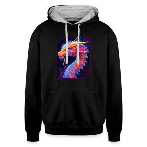 Dragon Spectrum - Unisex Contrast Hoodie