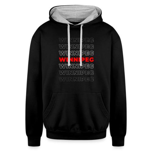 Winnipeg Waves - Unisex Contrast Hoodie