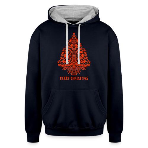 Merry christmas - Unisex Contrast Hoodie