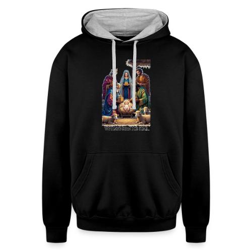 Three Wise Men T-Shirt - Unisex Contrast Hoodie