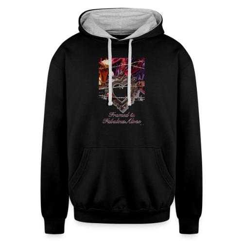 Framed & Fabulous Alone T-Shirt - Unisex Contrast Hoodie