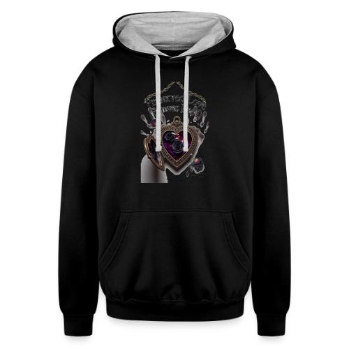 Preserved Love (Forever Dead) T-Shirt - Unisex Contrast Hoodie