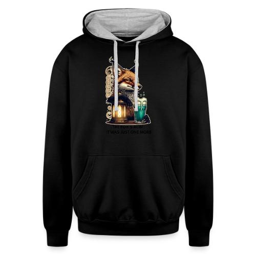 Sly Fox One More Round Tee - Unisex Contrast Hoodie