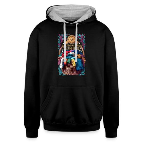 Laundry Mountain Champion Tee | Still Undefeated - Unisex Contrast Hoodie