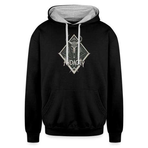 Audacity Longhorn - Unisex Contrast Hoodie