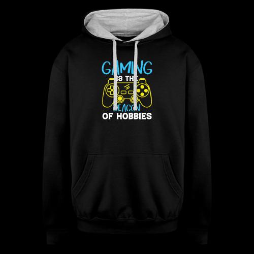 Beacon of Hobbies Tee - Unisex Contrast Hoodie