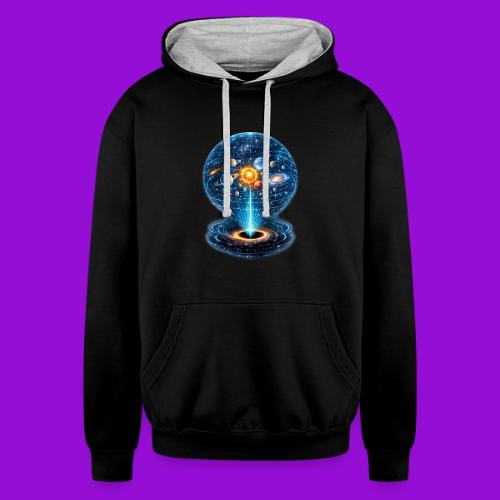 Holographic Universe - Unisex Contrast Hoodie