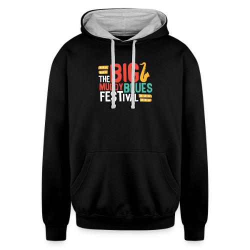 Big Muddy Blues Festival 2024 - Unisex Contrast Hoodie