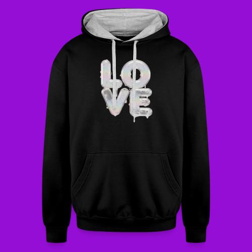 Love - Unisex Contrast Hoodie