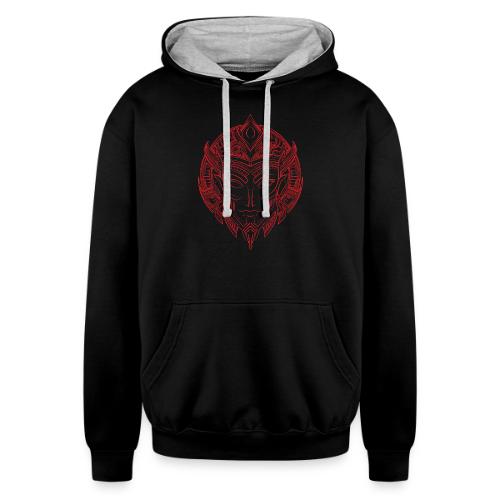 DemBoyz Logomark (Red Edition) - Unisex Contrast Hoodie
