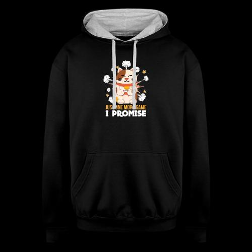 Just One More Game (Said Every Gamer, Ever) - Unisex Contrast Hoodie