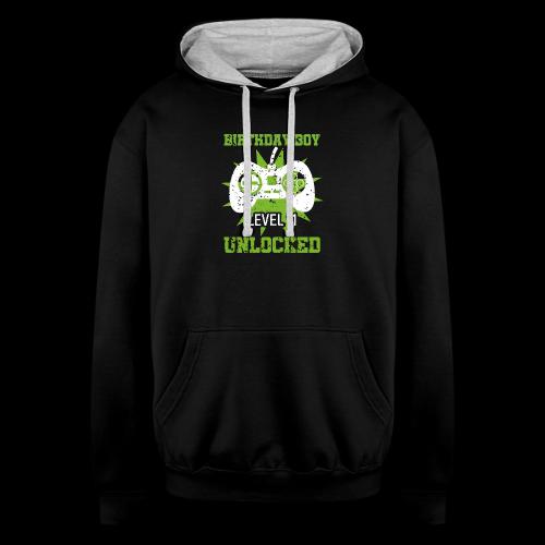 Birthday Boy: Level 11 Unlocked! - Unisex Contrast Hoodie
