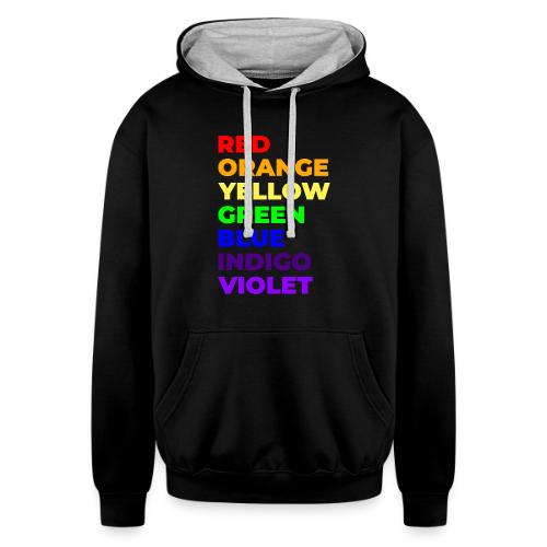 True Colors - Unisex Contrast Hoodie