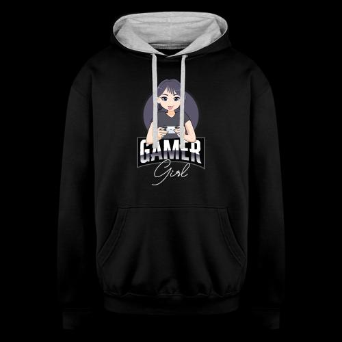Gamer Girl: Level Up Princess - Unisex Contrast Hoodie