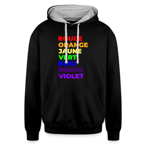 True Colors - Unisex Contrast Hoodie