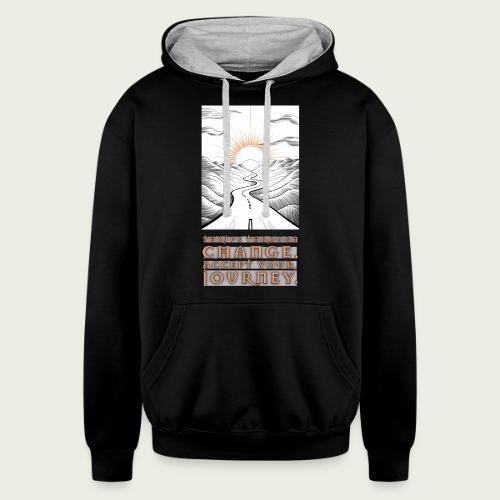 Recovery Mantra for Flowing Foward - Unisex Contrast Hoodie