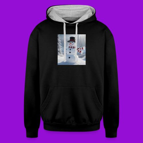 Frosty - Unisex Contrast Hoodie