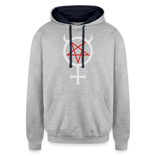Mercury Pentagram - Unisex Contrast Hoodie
