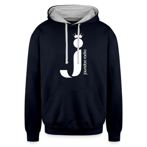 JAUNDOO RADIO LOGO - Unisex Contrast Hoodie