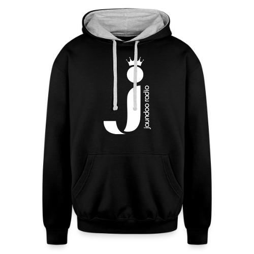 JAUNDOO RADIO LOGO - Unisex Contrast Hoodie