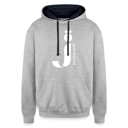 JAUNDOO RADIO LOGO - Unisex Contrast Hoodie