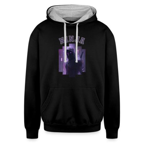 Nightfall Ninja - Unisex Contrast Hoodie