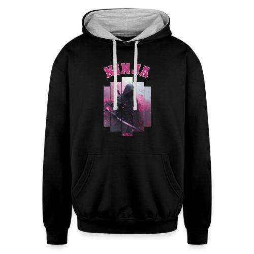 Elite Ninja Spirit - Unisex Contrast Hoodie