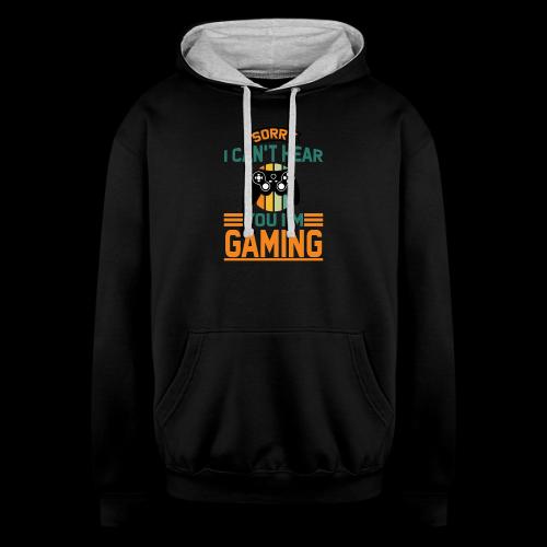 Sorry, I'm Gaming! - Unisex Contrast Hoodie