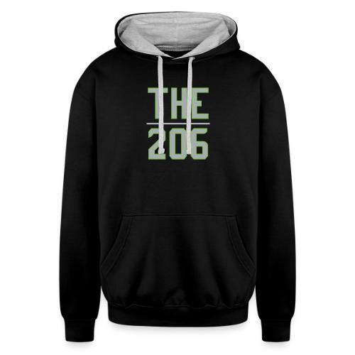 THE | 206 - Fan Style Sportswear - Washington Edit - Unisex Contrast Hoodie