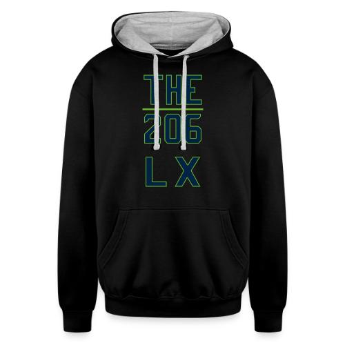 THE | 206 - Unleashed Style Inspired - Fan WIN - Unisex Contrast Hoodie