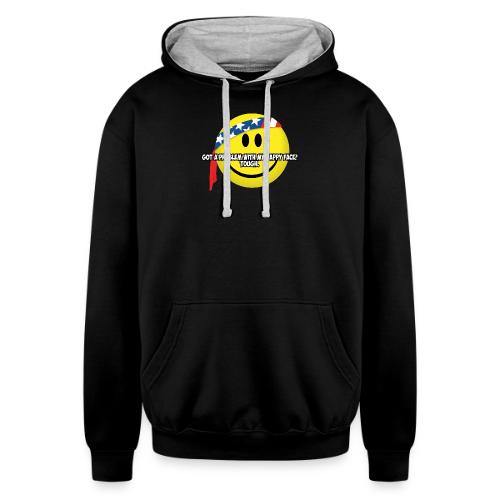 Happy Face USA - Unisex Contrast Hoodie